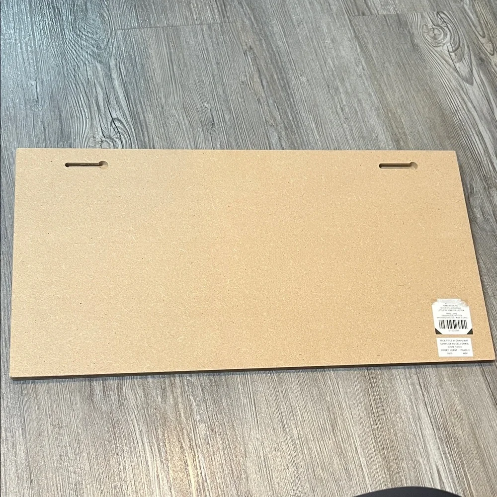 Hobby Lobby Black and Tan Wall Hook Board